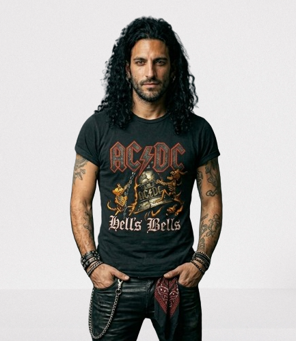 T-shirt AC/DC - Hells Bells Graphic Edition